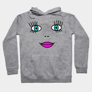 Big Eyed Face Hoodie